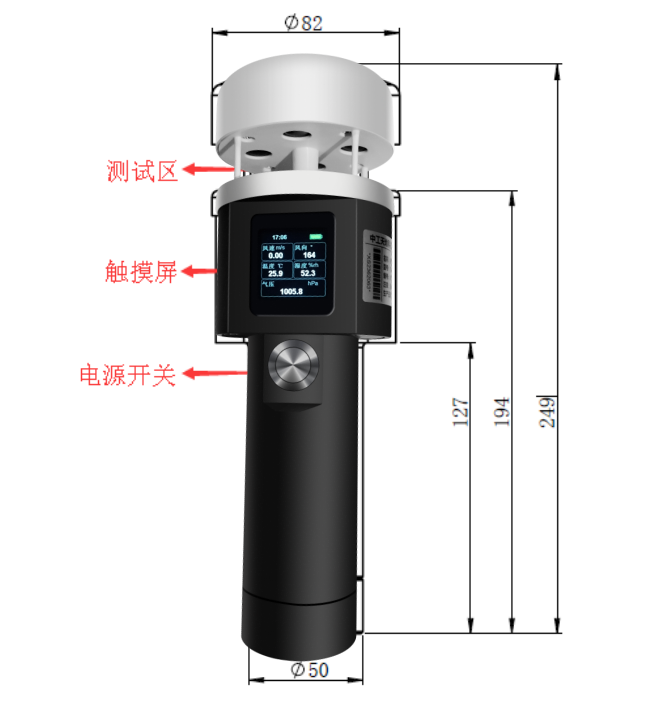 手持式一体化气象站